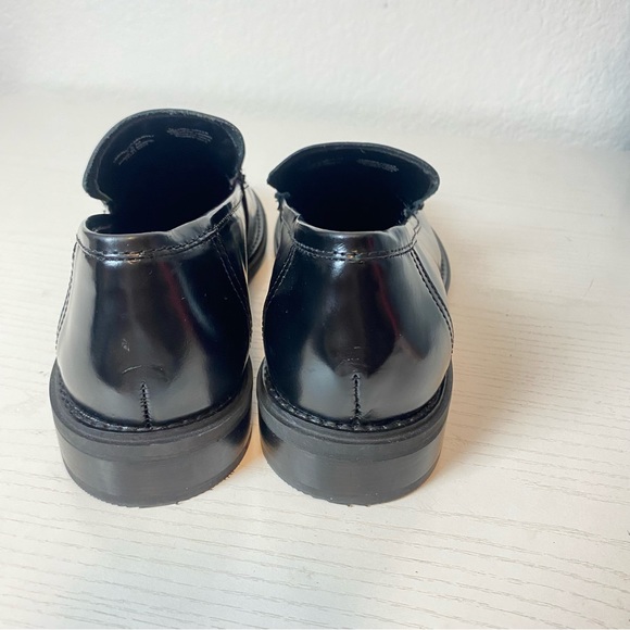 Steve Madden Larusso Patent Leather Loafers in Black Size 7.5 - Picture 4 of 6